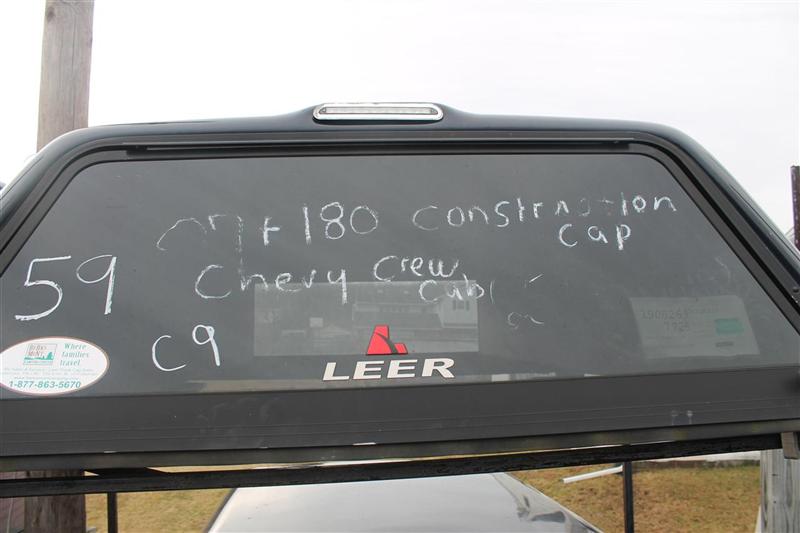 LEER LEER CHEVY CREW CAB SB 180 CONSTRUCTION